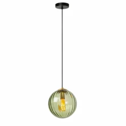 Luminaires Lucide Suspension Lucide MONSARAZ Noir, 1 lumière