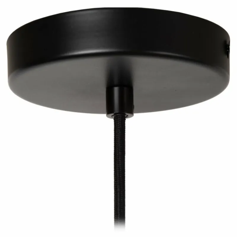 Luminaires Lucide Suspension Lucide MONSARAZ Noir, 1 lumière