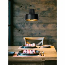 Luminaires Lucide Suspension Lucide OPHELIA Noir, 1 lumière* Suspensions