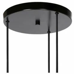 Suspension Verre Fumé-Luminaires Lucide Suspension Lucide ORLANDO Gris, Rouille, 3 lumières