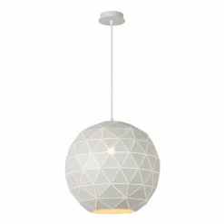 Lampes À Boules-Luminaires Lucide Suspension Lucide OTONA Blanc, 1 lumière
