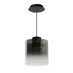 Luminaires Scandinaves-Luminaires Lucide Suspension Lucide OWINO LED Gris, 1 lumière