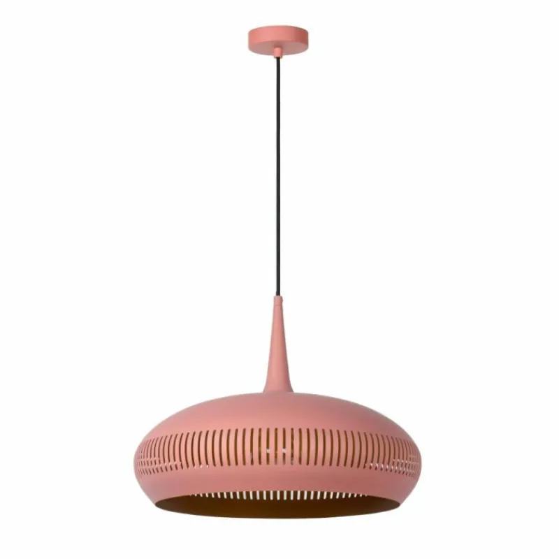 Lampes Vintages & Rétros-Luminaires Lucide Suspension Lucide RAYCO Rose, 1 lumière