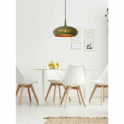 Lampes Vintages & Rétros-Luminaires Lucide Suspension Lucide RAYCO Vert, 1 lumière