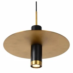 Luminaires Rustiques-Luminaires Lucide Suspension Lucide SELIN Noir, 1 lumière