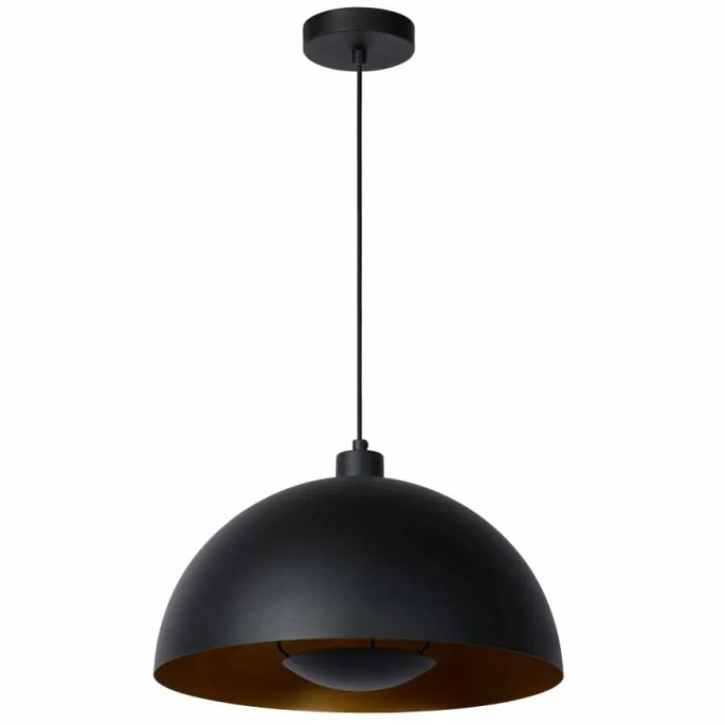 Luminaires Lucide Suspension Lucide SIEMON Noir, 1 lumière* Suspensions