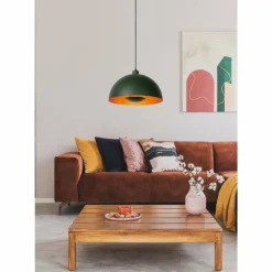 Luminaires Lucide Suspension Lucide SIEMON Vert, 1 lumière* Suspensions