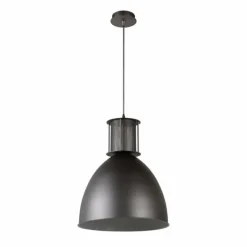 Luminaires Scandinaves-Luminaires Lucide Suspension Lucide SMOKY Gris, 1 lumière