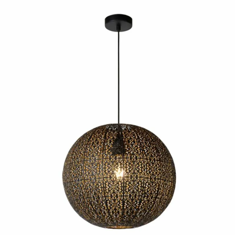 Lampe Turque-Luminaires Lucide Suspension Lucide TAHAR Noir, 1 lumière