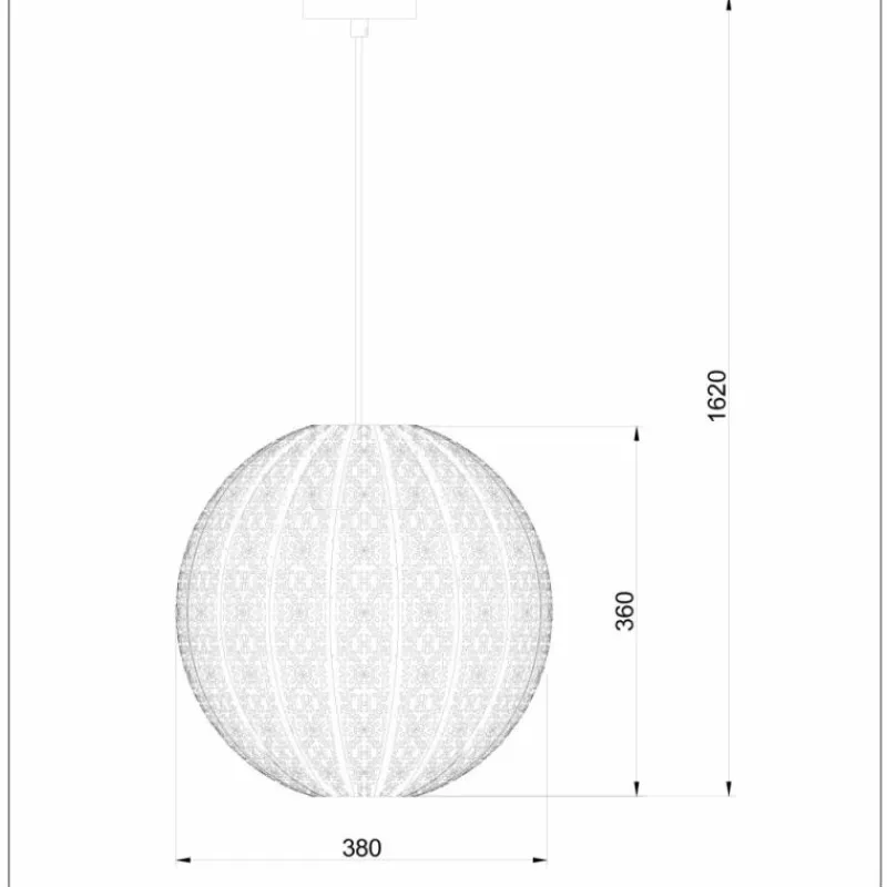Lampe Turque-Luminaires Lucide Suspension Lucide TAHAR Noir, 1 lumière
