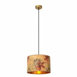 Lampes En Bois-Luminaires Lucide Suspension Lucide TANSELLE Multicolore, 1 lumière