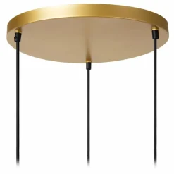 Lampes Dorées-Luminaires Lucide Suspension Lucide TASMAN Or, Laiton, 3 lumières
