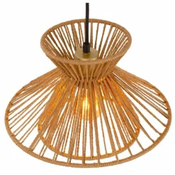 Lampes Dorées-Luminaires Lucide Suspension Lucide TASMAN Or, Laiton, 1 lumière