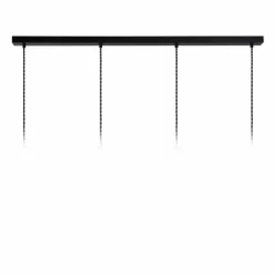 Luminaires Scandinaves-Luminaires Lucide Suspension Lucide TEUN Noir, 4 lumières
