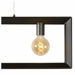 Lampes Industrielles-Luminaires Lucide Suspension Lucide THOR Gris, 4 lumières