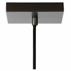 Lampes Industrielles-Luminaires Lucide Suspension Lucide THOR Gris, 4 lumières
