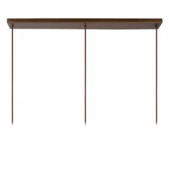 Luminaires Lucide Suspension Lucide TOLEDO Cuivre, 3 lumières
