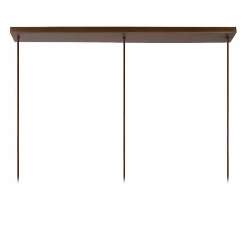 Luminaires Lucide Suspension Lucide TOLEDO Cuivre, 3 lumières