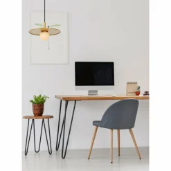 Luminaires Lucide Suspension Lucide TOPHER Or, Laiton, 1 lumière