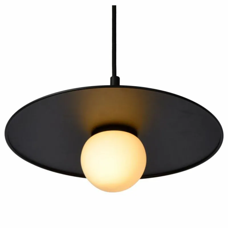 Luminaires Lucide Suspension Lucide TOPHER Noir, 1 lumière