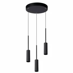 Luminaires Lucide Suspension Lucide TUBULE LED Noir, 3 lumières* Éclairage Led