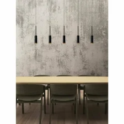 Luminaires Lucide Suspension Lucide TUBULE LED Noir, 5 lumières* Éclairage Led