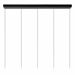 Luminaires Lucide Suspension Lucide TUBULE LED Noir, 5 lumières* Éclairage Led