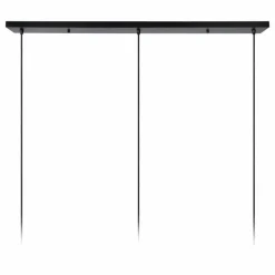 Lampes Dorées-Luminaires Lucide Suspension Lucide WOLFRAM Noir, 3 lumières