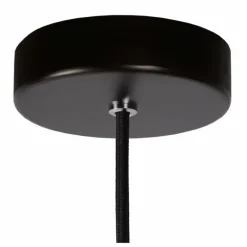 Suspension Verre Fumé-Luminaires Lucide Suspension Lucide ZINO Noir, 1 lumière