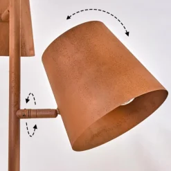 Lampes Industrielles-hofstein Suspension Lungre Rouille, 3 lumières