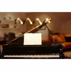 Lampes Dorées-Luminaires Lutec Suspension Lutec HELIX Or, Noir, 4 lumières