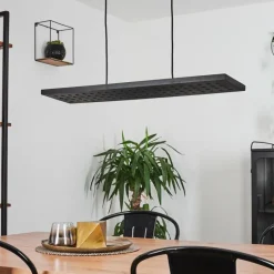 hofstein Suspension Luturula LED Noir, 1 lumière