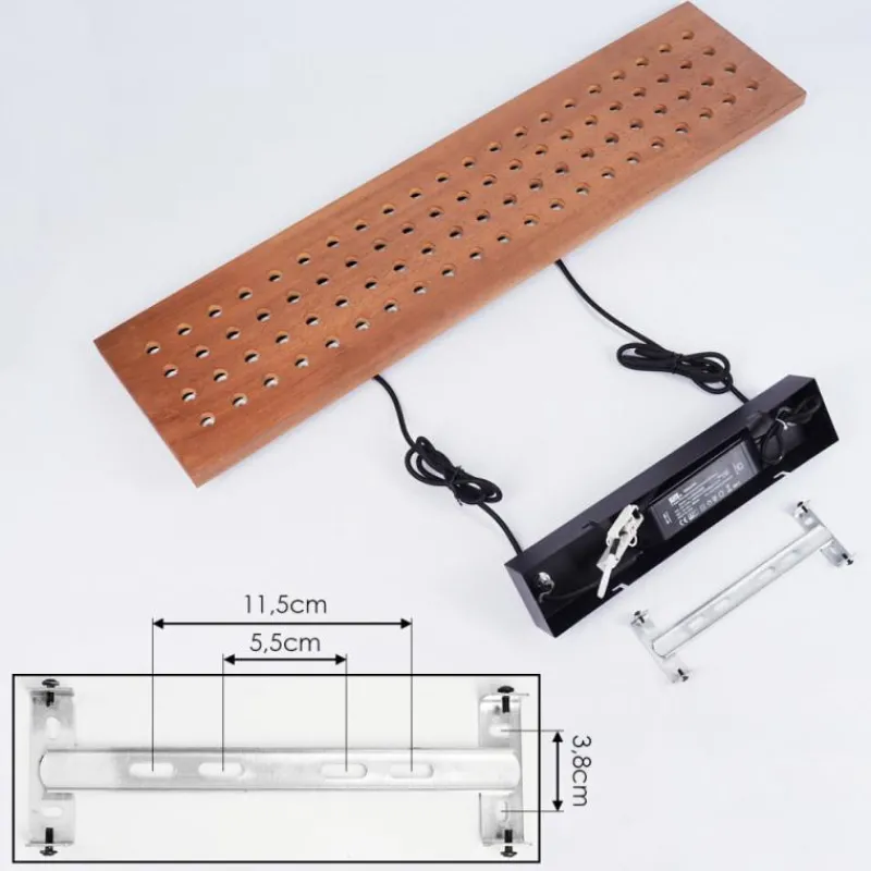 hofstein Suspension Luturula LED Noir, 1 lumière