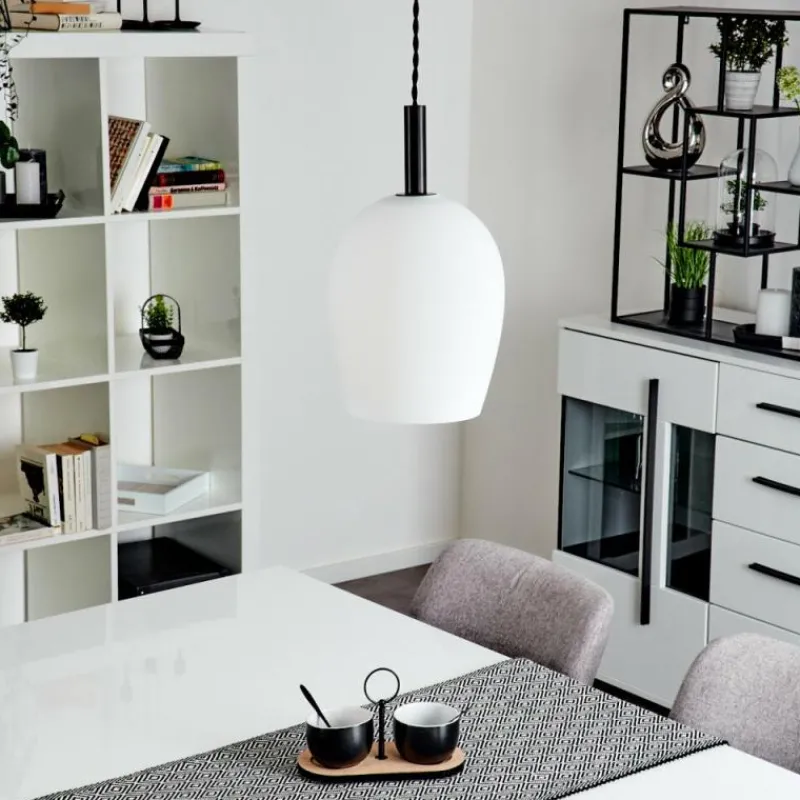 hofstein Suspension Magnano Noir, 1 lumière