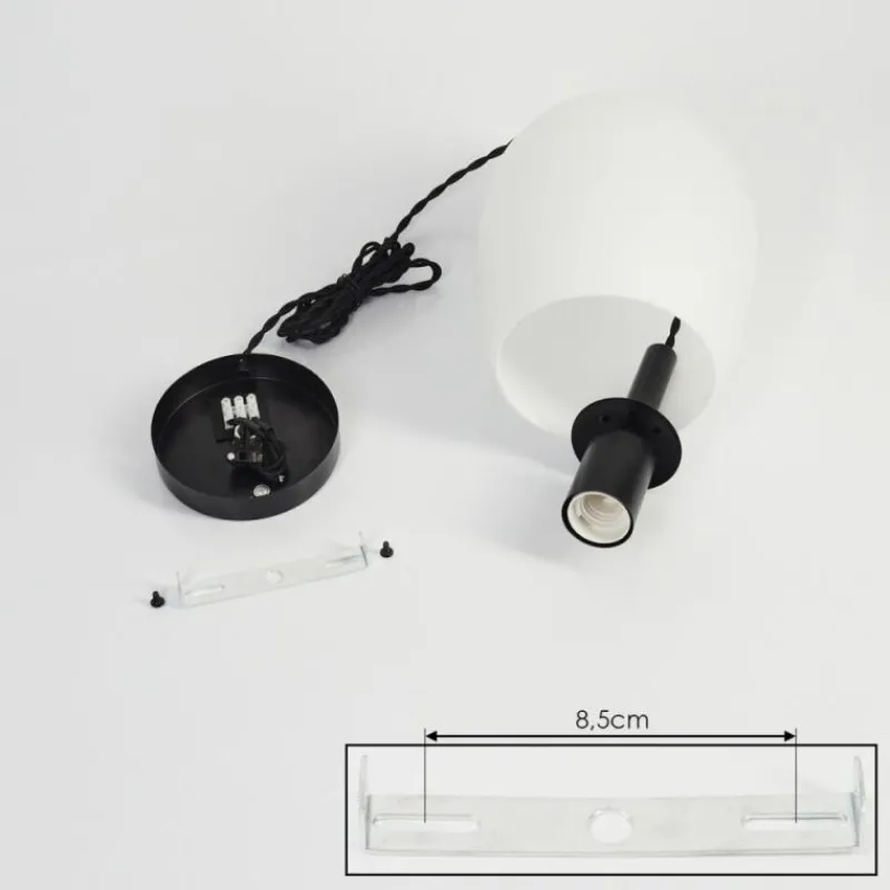 hofstein Suspension Magnano Noir, 1 lumière