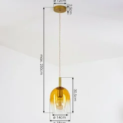 hofstein Suspension Magnano Or, 1 lumière