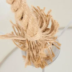 Lampes En Tissu-hofstein Suspension Makondo Brun, Noir, 1 lumière