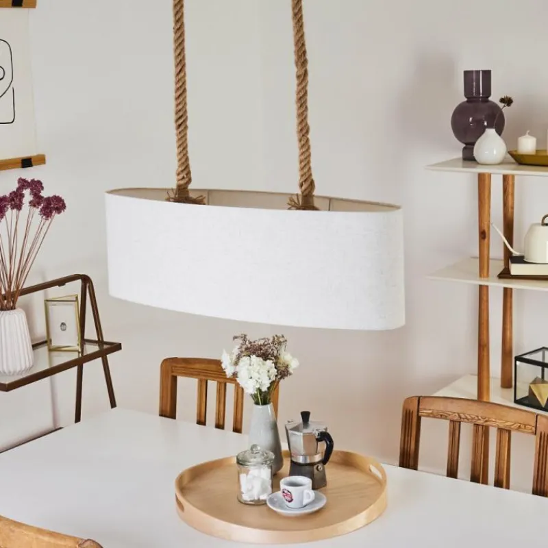 Luminaires Scandinaves-hofstein Suspension Makondo Noir, 2 lumières