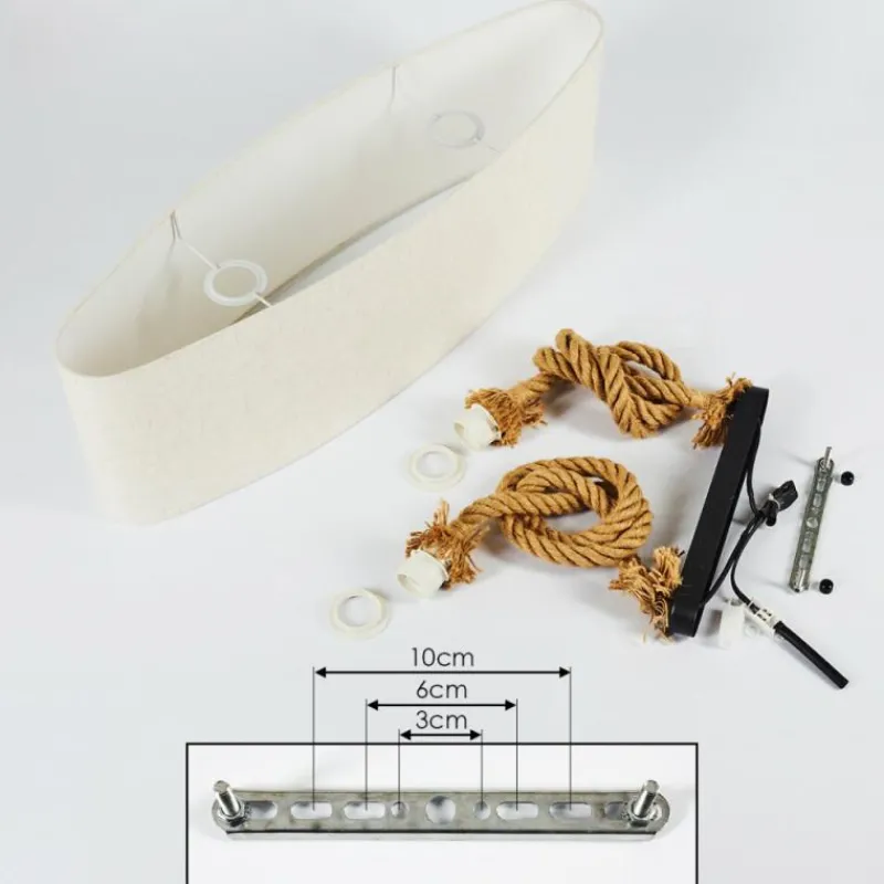 Luminaires Scandinaves-hofstein Suspension Makondo Noir, 2 lumières