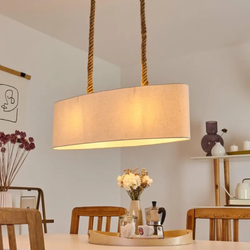 Luminaires Scandinaves-hofstein Suspension Makondo Noir, 2 lumières