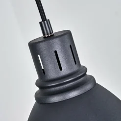 hofstein Suspension Malabe Bois foncé, Noir, 4 lumières