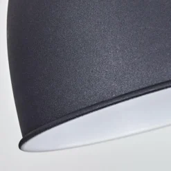 hofstein Suspension Malabe Bois foncé, Noir, 4 lumières