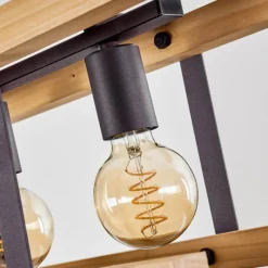 Luminaires Scandinaves-hofstein Suspension Maladera Rouille, 3 lumières