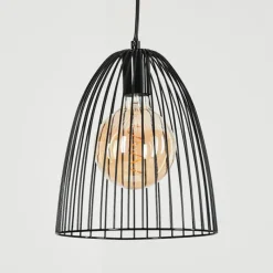 Lampes Industrielles-hofstein Suspension Malette Noir, 1 lumière