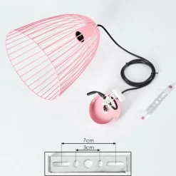 hofstein Suspension Malette Rose, 1 lumière* Suspensions