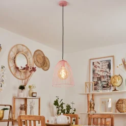 hofstein Suspension Malette Rose, 1 lumière* Suspensions