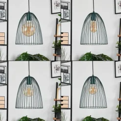 Lampes Industrielles-hofstein Suspension Malette Vert, 1 lumière