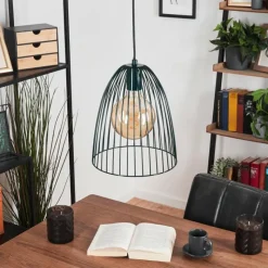 Lampes Industrielles-hofstein Suspension Malette Vert, 1 lumière