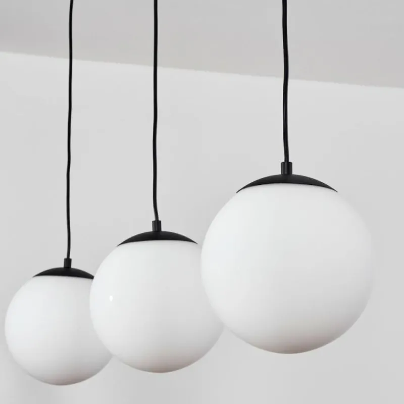 hofstein Suspension Malhadancha Noir, 3 lumières