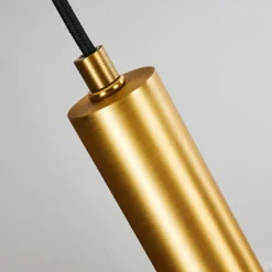 Suspension Verre Fumé-hofstein Suspension Maliali Gris, Laiton, 1 lumière